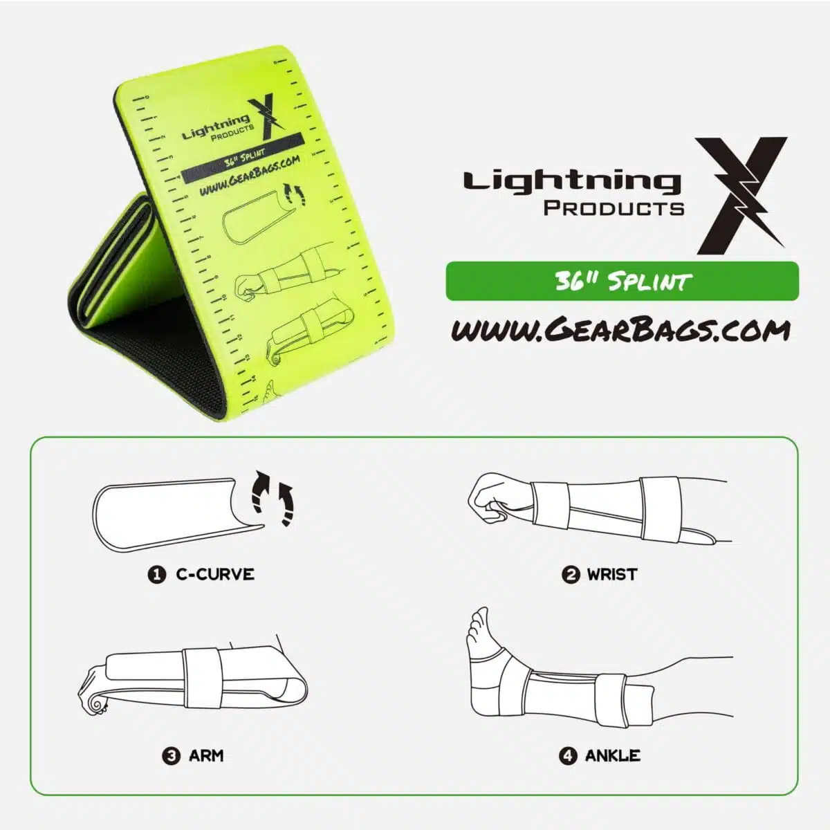 Lightning X Universal Roll Splint 36"