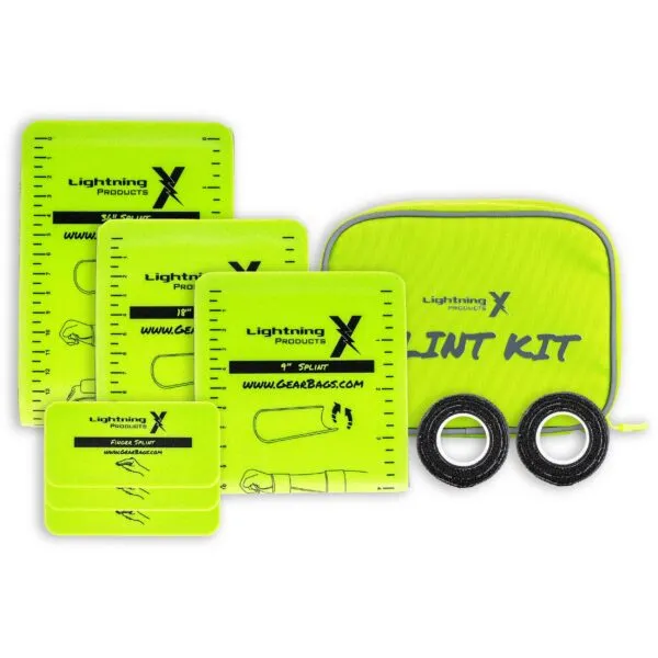 Medical roll splint kit, 36 inch splint, 18 inch splint, 9 inch splint, finger splints, elastic wrap bandages