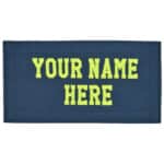 personalized monogram custom medical bag patch embroidered velcro rip-away name id nylon patch emt firefighter gear bag