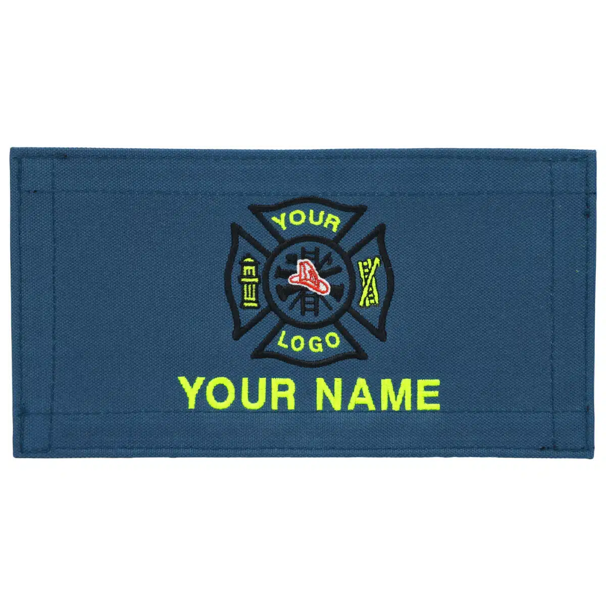 personalized monogram custom medical bag patch embroidered velcro rip-away name id nylon patch emt firefighter gear bag