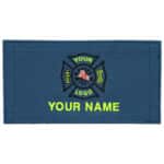 personalized monogram custom medical bag patch embroidered velcro rip-away name id nylon patch emt firefighter gear bag