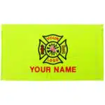 personalized monogram custom medical bag patch embroidered velcro rip-away name id nylon patch emt firefighter gear bag
