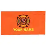 personalized monogram custom medical bag patch embroidered velcro rip-away name id nylon patch emt firefighter gear bag