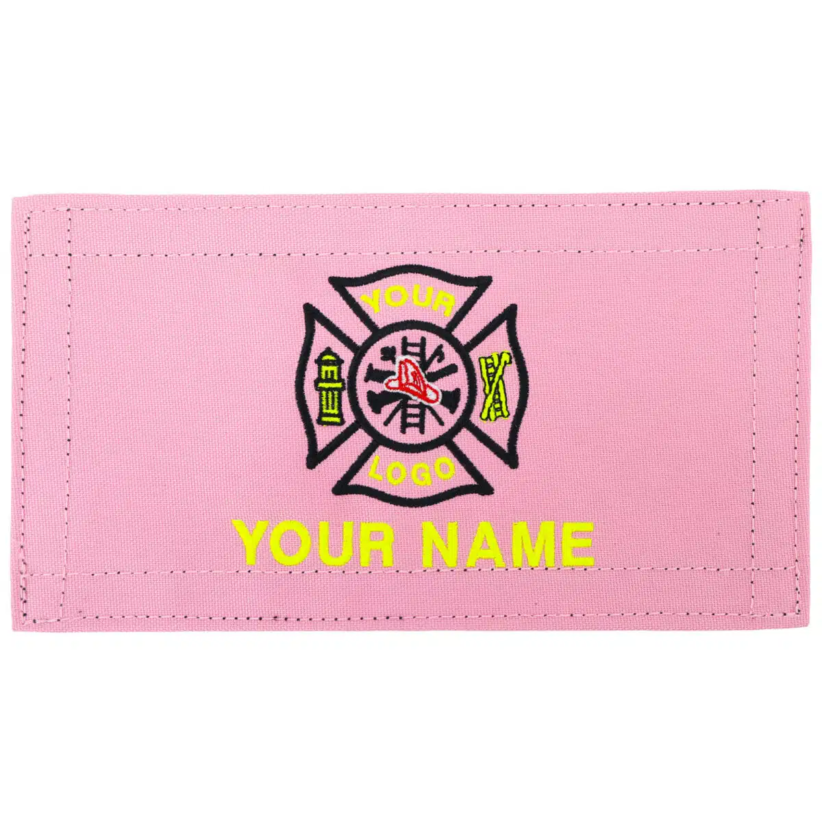 personalized monogram custom medical bag patch embroidered velcro rip-away name id nylon patch emt firefighter gear bag