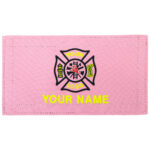 personalized monogram custom medical bag patch embroidered velcro rip-away name id nylon patch emt firefighter gear bag