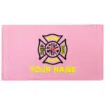 personalized monogram custom medical bag patch embroidered velcro rip-away name id nylon patch emt firefighter gear bag