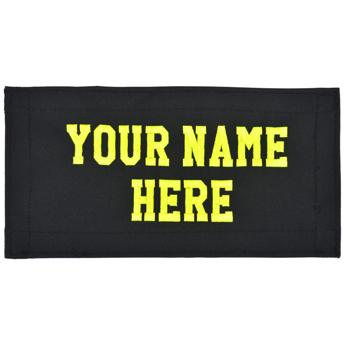 personalized monogram custom medical bag patch embroidered velcro rip-away name id nylon patch emt firefighter gear bag