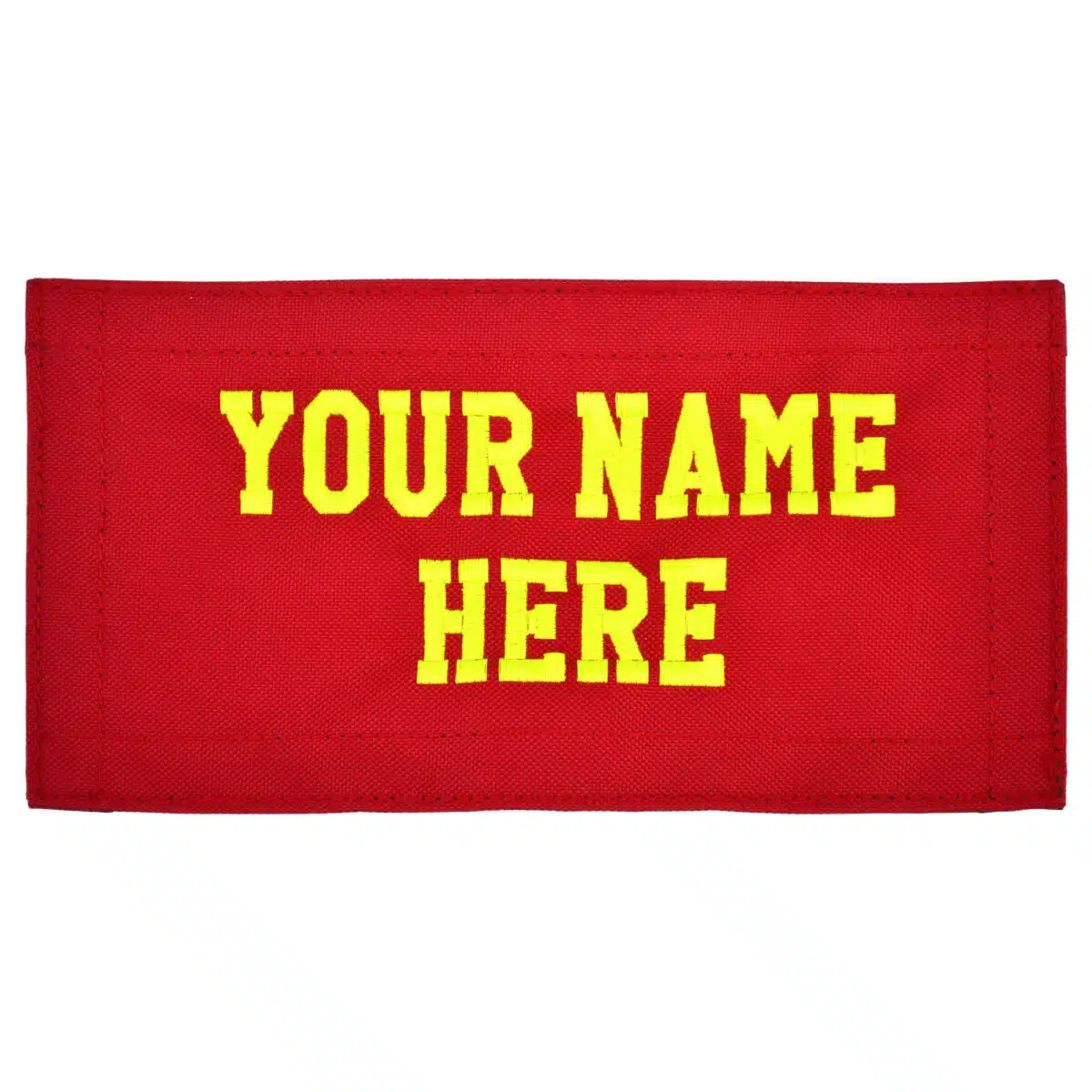 personalized monogram custom medical bag patch embroidered velcro rip-away name id nylon patch emt firefighter gear bag