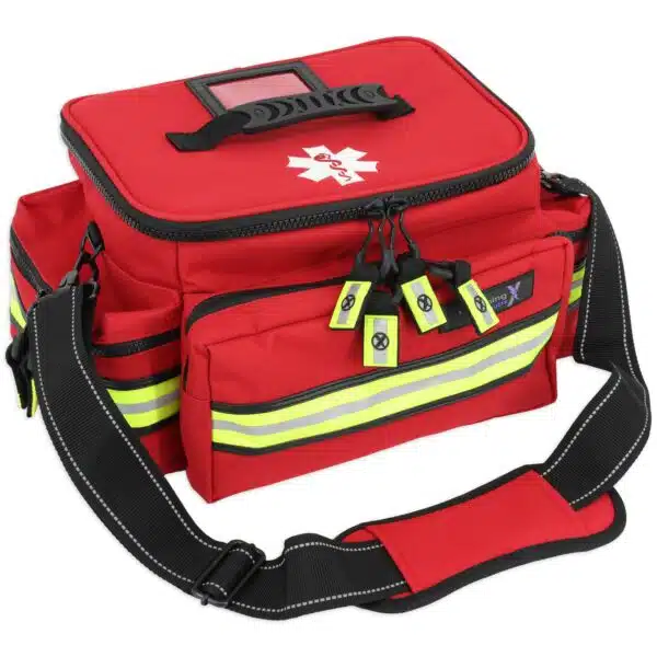 red lightning x emt bag with reflective trim closed