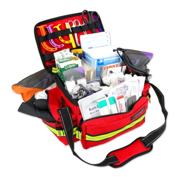 Mid-Sized First Responder EMT Bag w Standard Fill Kit B