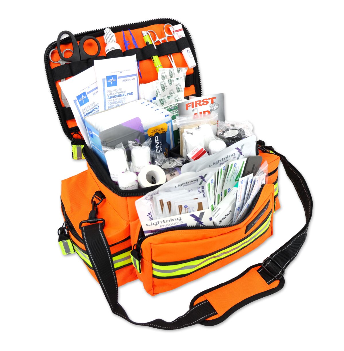 Mid-Sized First Responder EMT Bag w/ Standard Fill Kit A