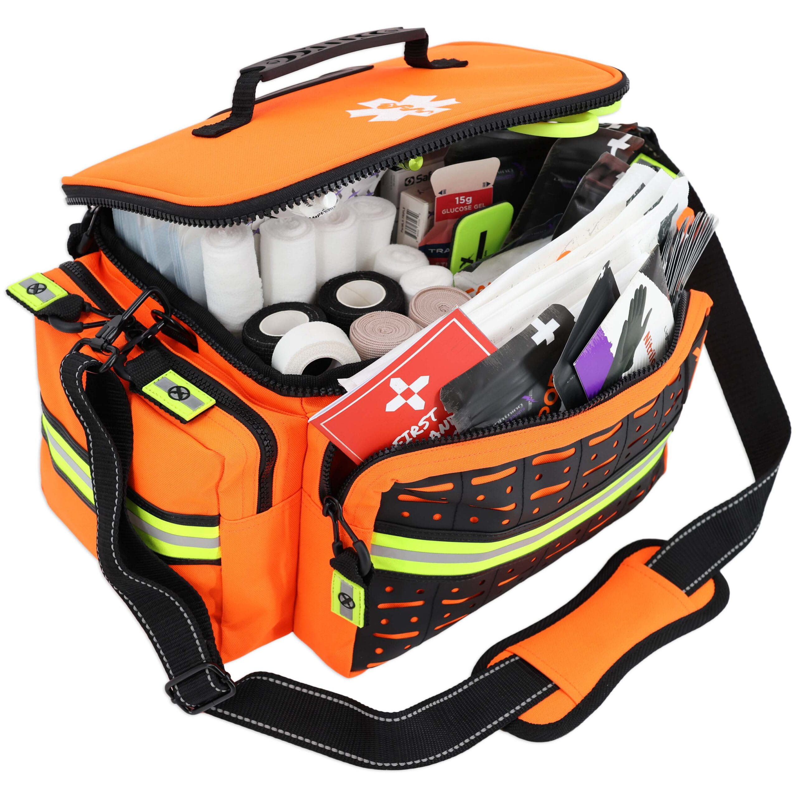 MB25-SKA Mid-Sized First Responder EMT Bag w Basic Fill Kit A