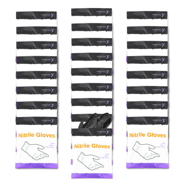 Nitrile Exam Gloves | Individually Wrapped | 25-Pack