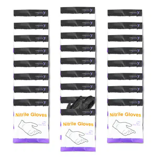 Nitrile Exam Gloves | Individually Wrapped | 25-Pack