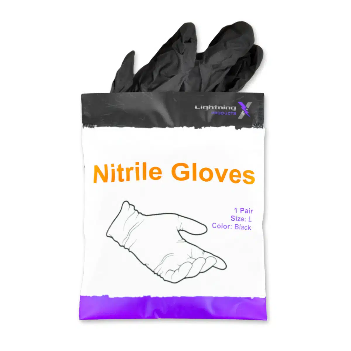 Nitrile Exam Gloves | Individually Wrapped | Single Pair | LXNG1