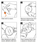 Lightning X CSV6 vented chest seal with hydrogel adhesive for open chest wounds, trauma first aid, IFAK kits, gunshot or stab injuries, military and EMS emergency use