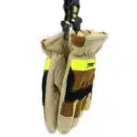 LXFGC-HD2-QR lightning x dual quick release glove strap holder with dual clips for firefighters, extrication, construction, golfing, work gloves reflective alligator clip