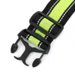 lightning x xl extra wide glove strap clip hook holder for firefighter fire mechanics safety work welding gardening construction gloves reflective hi-vis nylon & leather w/ key ring quick release