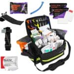 Lightning X Mid-Sized First Responder EMT Bag w Standard Fill Kit B + Trauma Pak | LXMB25