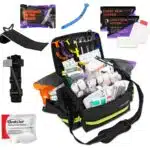 Lightning X Mid-Sized First Responder EMT Bag w Standard Fill Kit B + Trauma Pak | LXMB25