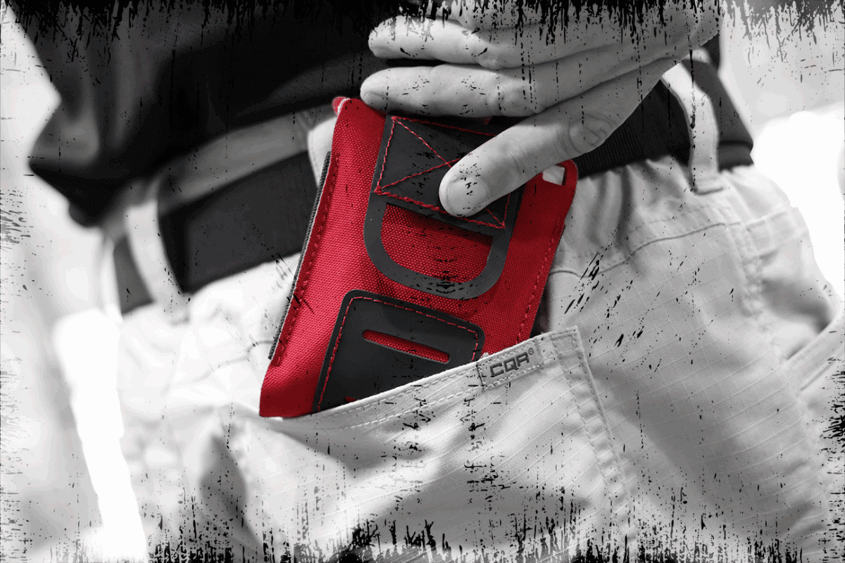 Lightning X LXPBW Wallet Trauma Kit – Slim EDC Pocket First Aid for Bleeding Control