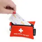 Lightning X Pocket-Sized Portable Mini First Aid Kit w/ Carabiner | LXFAK-MINI