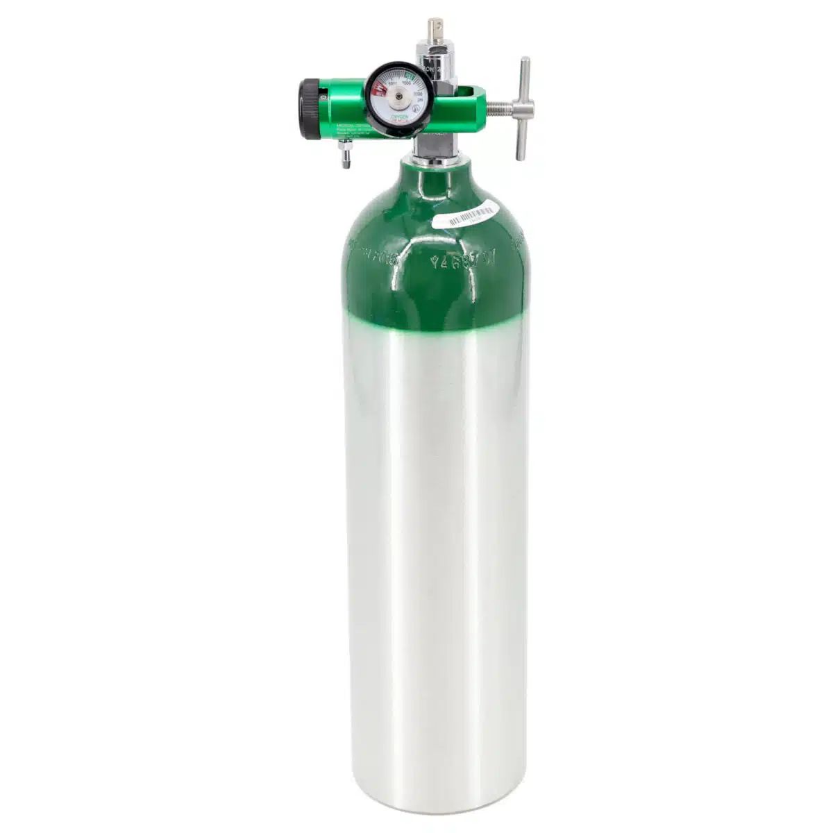 Lightning X Portable Aluminum Medical Oxygen Cylinder + Mini O2 Regulator