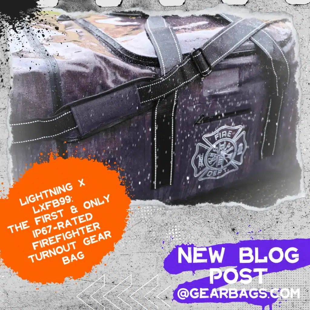 The Lightning X LXFB99 is the first and only IP67-certified firefighter turnout gear bag—fully dust-tight and waterproof. Verified by SGS labs. Reduce cancer exposure now.