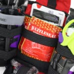 closeup of hemostatic gauze in stop the bleed kit