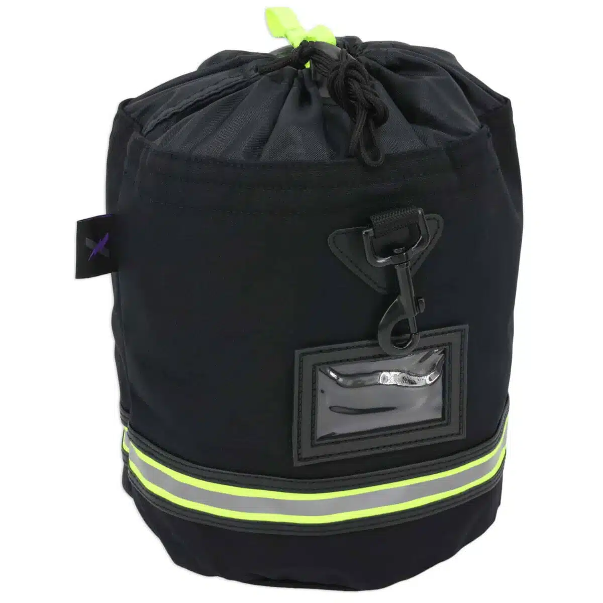 Black Fleece Lined Drawstring SCBA Mask Bag
