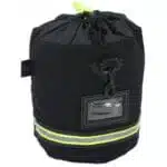 Black Fleece Lined Drawstring SCBA Mask Bag
