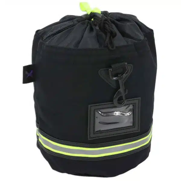 Black Fleece Lined Drawstring SCBA Mask Bag