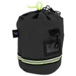 Black Fleece Lined Drawstring SCBA Mask Bag