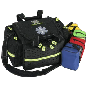 Lightning X LXMB35 Black Modular Trauma Bag With Personalized Embroidered Logo
