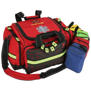 Lightning X LXMB35 Red Modular Trauma Bag With Personalized Embroidered Logo