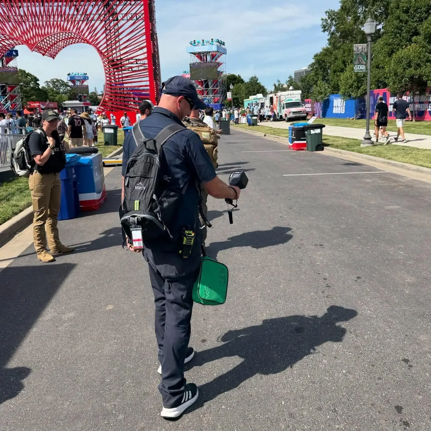 Kansas City Fire Department using Lightning X custom med pouches for the 2026 World Cup.