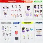 Class A+ 269-piece first aid kit contents by category: wound dressing, burn, cleaning, tools, PPE, airway and breathing
