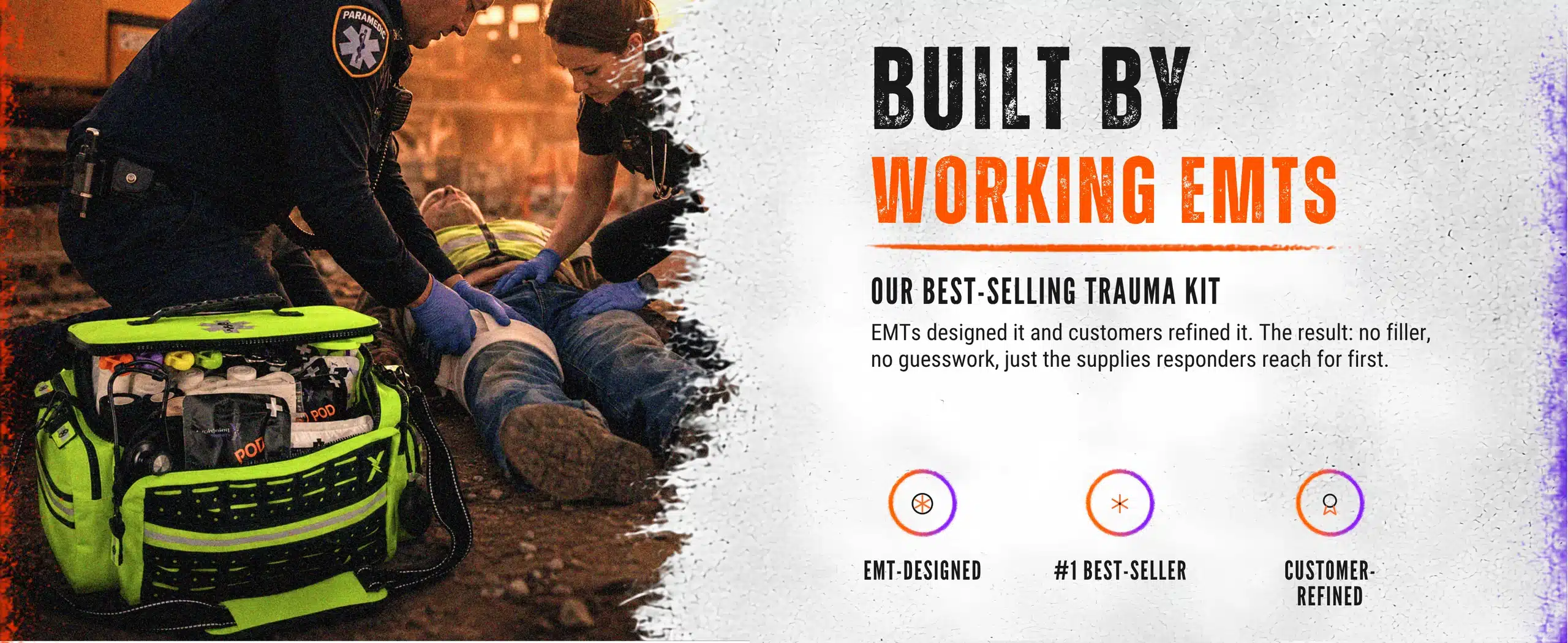 Designed by working EMTs and refined by responders for fast field access