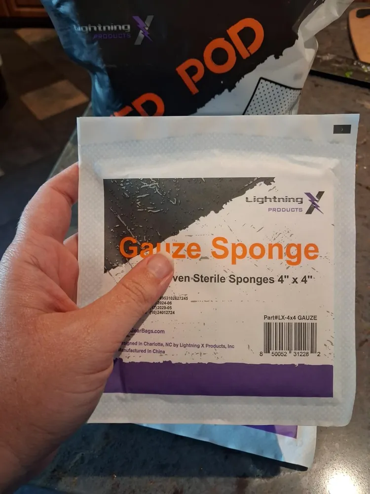 Customer photo: 4x4 Gauze Pads Refill Pack